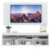 Rack Suspenso com Espelho, Painel e Suporte TV 65" com 2 Portas Londres Multimóveis Branco