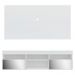 Rack Suspenso com Espelho, Painel e Suporte TV 65" com 2 Portas Londres Multimóveis Branco