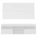 Rack Suspenso com Painel para TV até 65" Multimóveis Flórida FG3299 Branco
