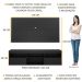 Rack Suspenso com Painel para TV até 65" Multimóveis Flórida FG3299 Preto