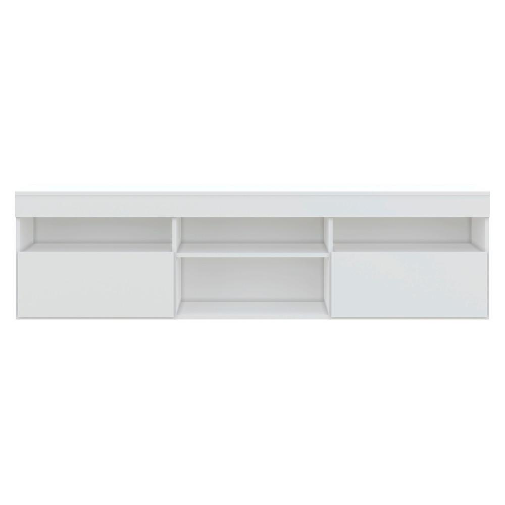 Rack Suspenso para Tv até 65" Multimóveis Paris FG3326 com 2 Portas Branco