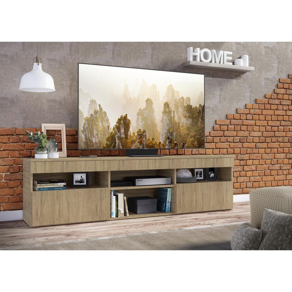 Rack TV 65" com 2 Portas Paris Multimóveis Rustic