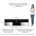 Rack TV 65" com Espelho e 2 Portas Paris Multimóveis Preto
