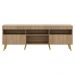 Rack TV 65" com Pés Retrô e 2 Portas Paris Multimóveis Rustic/Natural