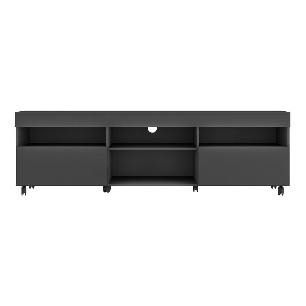 Rack TV 65" com Rodízios e 2 Portas Espanha Multimóveis MP3325 Preto