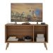Rack TV até 32 Polegadas 3 Portas Retrô com Espelhos Multimóveis MP1078 Rustic/Natural