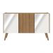 Rack TV até 32 Polegadas 3 Portas Retrô com Espelhos Multimóveis MP1078 Rustic/Natural