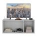 Rack TV até 32 Polegadas 3 Portas Suspenso com Espelhos Multimóveis MP1077 Branco