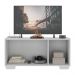 Rack TV até 32 Polegadas com Espelhos 3 Portas Multimóveis MP1079 Branco