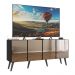 Rack TV até 50 Polegadas 4 Portas Retrô com Espelhos Multimóveis MP1082 Preto