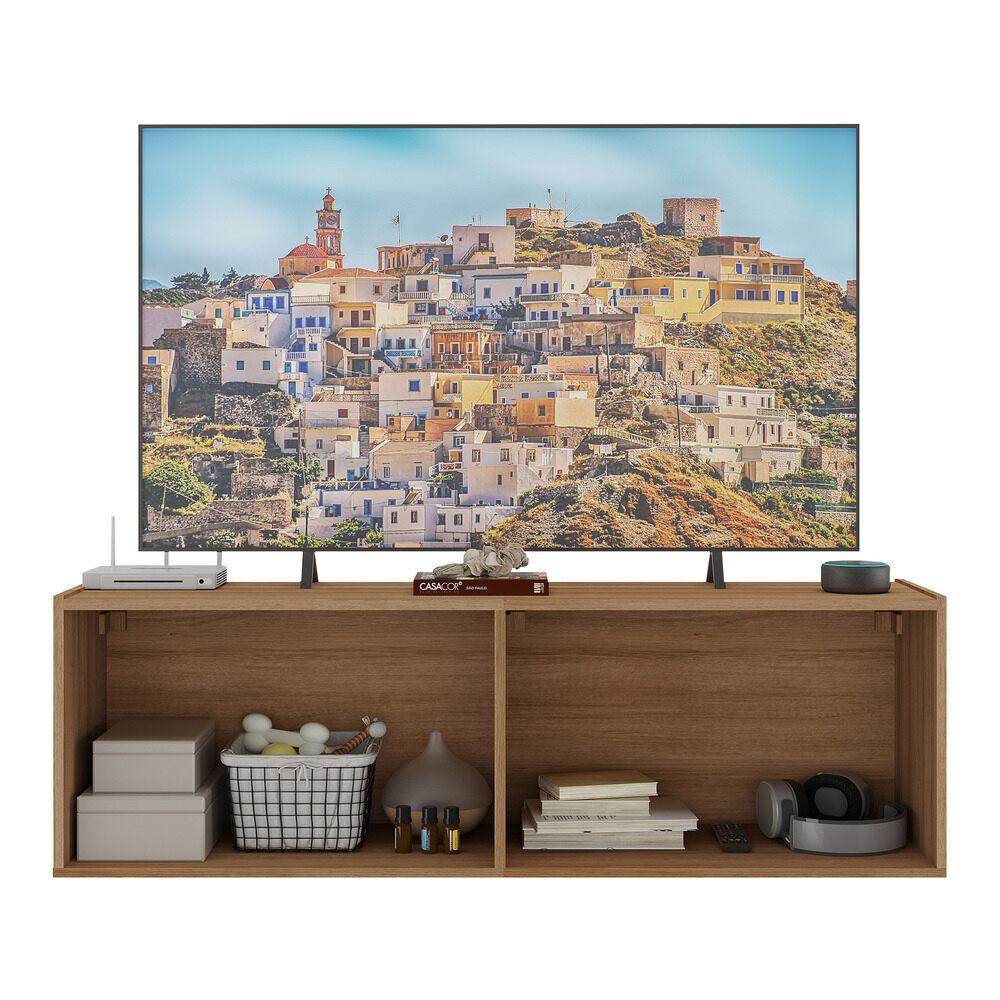 Rack TV até 50 Polegadas 4 Portas Suspenso com Espelhos Multimóveis MP1081 Rustic