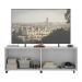 Rack TV até 50 Polegadas 4 Portas com Rodízios e Espelhos Multimóveis MP1080 Branco