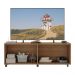 Rack TV até 50 Polegadas 4 Portas com Rodízios e Espelhos Multimóveis MP1080 Rustic