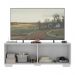 Rack TV até 50 Polegadas com Espelhos 4 Portas Multimóveis MP1083 Branco