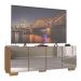 Rack TV até 50 Polegadas com Espelhos 4 Portas Multimóveis MP1083 Rustic/Natural