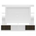Rack c/ Painel TV 65" Prateleiras c/ Espelho Oslo Multimóveis Branco/Tenerife