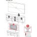 Rack c/ Painel TV 65" Retrô Holanda Multimóveis BR3133 Branco/Natural