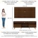 Rack c/ Painel TV 65" Retrô Holanda Multimóveis BR3133 Duna/Natural