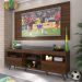 Rack c/ Painel TV 65" Retrô Holanda Multimóveis BR3133 Duna/Preto