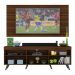 Rack c/ Painel TV 65" Retrô Holanda Multimóveis BR3133 Duna/Preto