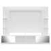 Rack c/ Painel e Suporte TV 65" Portas c/ Espelho Oslo Multimóveis Branco