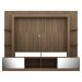 Rack c/ Painel e Suporte TV 65" Portas c/ Espelho Oslo Multimóveis Madeirado
