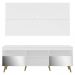 Rack c/ Painel e Suporte TV 65" c/ Espelho e Pés Retrô Flórida Multimóveis Branco/Natural