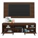 Rack c/ Painel e Suporte TV 65" c/ Espelho e Pés Retrô Flórida Multimóveis Duna/Preto