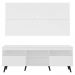 Rack c/ Painel e Suporte TV 65" e Pés Retrô Flórida Multimóveis Branco/Preto