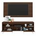 Rack c/ Painel e Suporte TV 65" e Pés Retrô Flórida Multimóveis Duna/Branco