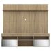 Rack com Espelho e Painel TV 65" com Prateleira Madri Multimóveis Rustic