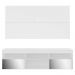 Rack com Espelho e Painel com Suporte para TV até 65" Multimóveis Flórida FG3139 Branco