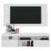 Rack com Painel P/TV até 65" Flórida Multimóveis  Branco