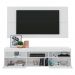 Rack com Painel P/TV até 65" Flórida Multimóveis  Branco