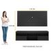 Rack com Painel P/TV até 65" Flórida Multimóveis  Preto