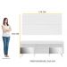 Rack com Painel Retrô com Espelho para TV até 65" Multimóveis Flórida FG3138 Branco