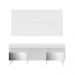 Rack com Painel Retrô com Espelho para TV até 65" Multimóveis Flórida FG3138 Branco