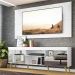 Rack com Painel Retrô com Espelho para TV até 65" Multimóveis Flórida FG3138 Branco/Natural