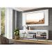 Rack com Painel Retrô com Espelho para TV até 65" Multimóveis Flórida FG3138 Branco/Natural