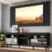 Rack com Painel Retrô com Espelho para TV até 65" Multimóveis Flórida FG3138 Preto