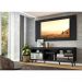 Rack com Painel Retrô com Espelho para TV até 65" Multimóveis Flórida FG3138 Preto