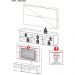 Rack com Painel TV 65" Holanda Multimóveis BR3059  Duna