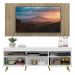 Rack com Painel TV 65" Londres Multimóveis Pés Retrô e 2 portas Branco/Rustic/Natural