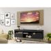 Rack com Painel TV 65" Londres Multimóveis Pés Retrô e 2 portas Preto/Rustic/Natural