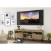 Rack com Painel TV 65" Londres Multimóveis Pés Retrô e 2 portas Rustic/Preto/Preto