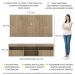 Rack com Painel TV 65" Londres Multimóveis Suspenso e 2 portas Rustic
