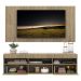 Rack com Painel TV 65" Londres Multimóveis Suspenso e 2 portas Rustic