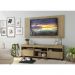 Rack com Painel TV 65" Londres Multimóveis com Rodízios e 2 portas Rustic