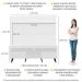 Rack com Painel TV 65" Madri Multimóveis Pés Retrô e Prateleira Branco/Preto