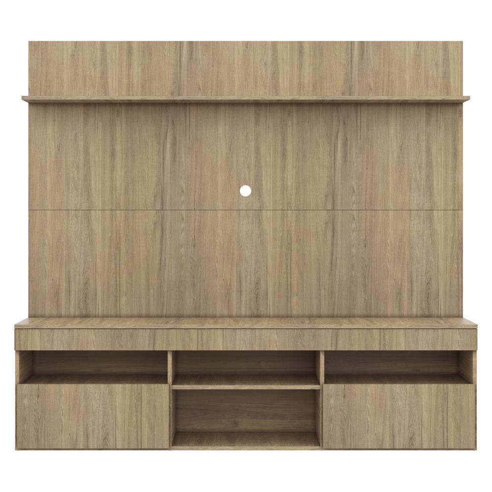 Rack com Painel TV 65" Madri Multimóveis com Suporte  e Prateleira Rustic